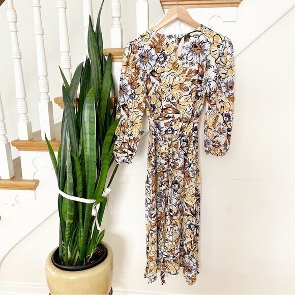 Anthropologie Faithfull Chloe Mid Dress Size 4 - Picture 8 of 9